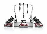Atera 022751 PKW Fahrradträger Vario 3, Auto-Kupplungsträger mit Rückleuchten - für 3 Fahrräder