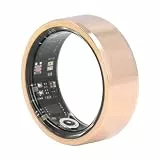 VBESTLIFE Smart Ring, Gesundheits-Tracker, Aktivitäts-Tracker, Herzfrequenzmesser, Schlafrekorder, Aktivitätserinnerung für IOS, Android, IP68 Wasserdicht, Gold (Größe 9)