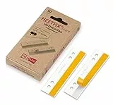 VELOFLEX 2002500 - Heftfix Heftstreifen pure, 105 mm lang, FSC zertifiziertes Papier, selbstklebend, Lochabstand 60 & 80 mm, zum Abheften von Mustern, Zeichnungen, Bildern usw, 50er Packung weiß
