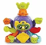 VTech Baby Badespaß Oktopus – Interaktives Badespielzeug, das spricht und singt – Für Kinder von 1-5 Jahren