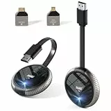Wireless HDMI Transmitter and Receiver,5.8G Wireless HDMI Adapter 165Fuß/50M HDMI Funkübertragung, HDMI Drahtlos Streaming von Video und Audio, für Laptop, Kamera zu Monitor, Projektor,TV