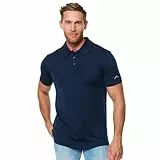 Merino.tech Premium Merino Poloshirt Herren – Kurzarm & Langarm Shirt – Outdoor & Alltag (Midnight Navy Polo, X-Large)
