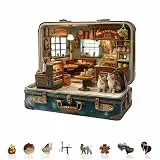 KAAYEE Holzpuzzle Erwachsene, 15+ Wooden Puzzle Unregelmäßige Einzigartige Form Puzzleteile, Holzpuzzle Tierform, Erwachsene Holz Puzzle Mit Geschenkbox Aus Holz (Kaffeekatze, 265 pcs)