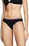 Tommy Hilfiger Damen Bikinihose mit Logobund, Blau (Desert Sky), S