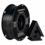 ASA Filament 1.75mm, TINMORRY High UV & Hitzebeständig 3D-Druck Filament, Langlebig & Zähigkeit, Kompatibel mit Bambu Enclosed Drucker, Perfekt für den Druck von Outdoor-Teilen, 1KG Spule, Schwarz