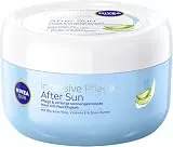 NIVEA SUN Intensive Pflege After Sun, kühlende Lotion nach dem Sonnenbad, beruhigender Balsam mit Bio-Aloe Vera, Vitamin E & Shea Butter für 48h Feuchtigkeit (300 ml)