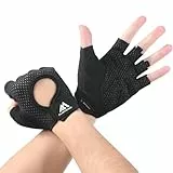flintronic Atmungsaktiv Fitness Handschuhe, Trainingshandschuhe für Damen und Herren, Rutschfester Silikon Gym Gloves Gewichtheben für Krafttraining, Kraftsport, Training, Gym, Workout（M）