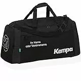 Sportartikelland Angebot für 1 Kempa Sporttasche M schwarz - 58 x 27 x 30 cm, 50L mit Aufdruck Namen