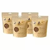 catz finefood Meatz Katzen Leckerlies Ente No. 7 - knusprig gegrillte Streifen aus Entenfleisch - mit Aloe Vera für die Darmflora - Katzensnack ohne Zucker, getreidefrei (4 x 45g)