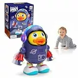 Umikk Baby Ente Musik Kinderspielzeug, Ente Baby Spielzeug 6 10 12 Monate mit Musik und Lichte, Elektrisches tanzendes Enten-Spielzeug, Interaktive Tanzende Musikente für Kindergeburtstagsgeschenke
