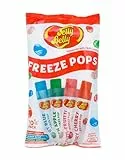 Jelly Belly Freeze Pops, 10 x Wassereis zum Einfrieren, vier Sorten 4 x Kirsch, 2 x Blaubeer, 2 x Apfel, 2 x Tutti Frutti, 10 Eisstangen (10 x 50 ml)