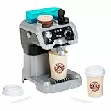 Theo Klein 9510 Barista Kaffeemaschine I Mit Wassertank und Durchlauffunktion I Inkl. Kaffeepads, Stempel, Bechern u.v.m. I Spielzeug für Kinder ab 3 Jahren