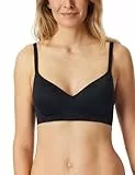 Schiesser Damen Soft Schale und gleitenden Cups-Unique Micro BH, schwarz_181127, 85B