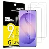 NEW'C 3 Stück für Samsung Galaxy S26 für Panzerglas, Frei von Kratzern, 9H Härte, HD Displayschutzfolie, 0.25mm Ultra-klar, Ultrabeständig