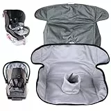 Kindersitz Protektor Pad, Sitzschoner auto kindersitz, Kindersitz unterlagen für auto, Waschbare Sitzschutz A-uto, Rutschfeste K-indersitz Schutzunterlage, für alle Kinderwagen & Autositze