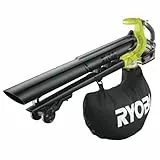 Ryobi Laubbläser, 18 V, LithiumPlus bürstenlos, 1 Akku 5,0 Ah, 1 Schnellladegerät RBV1850