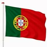 Partychimp Portugal Flagge 90 x 150 cm Portugiesische Nationalflagge Länderflagge für Fans Dekoration und Veranstaltungen
