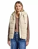 Street One Damen 2200565 Struktumix Teddy-Weste, Savannah Sand, 44