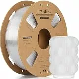 LANDU PETG Filament 1.75mm Transparente 1KG High Speed 30-600mm/s 3D Drucker Filament Maßgenauigkeit +/- 0.02 mm,1kg Pappspule(2.2lbs) Passend für die meisten FDM 3D Drucker,PETG Transparente
