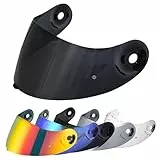 Helmvisier für Nolan X-803 X-802 X-702 X-661 X603,Motorradhelm Visier,Motorrad Windschutz Helm Objektiv Visier (Schwarz)