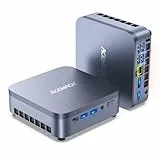 ACEMAGIC M5 Mini PC, Intel Core i7-14650HX (16C/24T), 32GB DDR4 1TB PCIe 4.0 SSD Win11 Pro Mini Desktop Computer, Intel UHD Graphics 14th, Triple 4K Display/WiFi 6 für 3D-Rendering, Content Creation