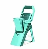 Genius Gemüseschneider Nicer Dicer Mando 10tlg., Gemüsehobel, Gemüse Schneider, Gurkenhobel, Mandoline Vegetable Chopper mit 4 austauschbaren Klingen, Küchenhobel für Scheiben Julienne Streifen