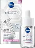 NIVEA Cellular Expert Filler Replumping Hyaluron-Serum, leichtes und schnell einziehendes Serum mit purem Hyaluron, Gesichtspflege für gemilderte Falten in einer Woche (15 ml)