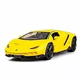 TGRCM-CZ 1/32 Lamborghini LP770 Modell-Rückziehauto, Zinklegierung Spielzeug Auto für Kinder, Ziehen Sie zurück Fahrzeuge Spielzeug Auto für Kleinkinder Kinder Jungen Mädchen Geschenk (Gelb)