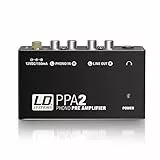 LD Systems PPA 2 Phono-Vorverstärker und Entzerrer LDPPA2, schwarz