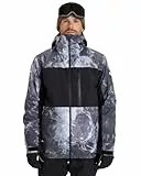 Quiksilver Sycamore Snow Jacke, Bedruckt, Schwarz, XL