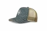 Djinns Cottoncheck Light Olive HFT Trucker Cap - One-Size