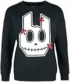 EMP Stage Collection Damen Sweatshirt Sweatshirt mit Totenkopf- Rockhand schwarz L