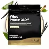 Protein Works | Whey Protein 360 - GOLD Innovation, Whey Protein Pulver, Eiweißpulver für Muskelaufbau & Regeneration, Mit Vitaminen & Verdauungsenzyme, French Vanilla, 20 Portionen, 600g