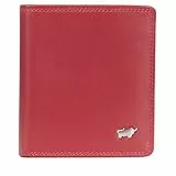 BRAUN BÜFFEL Damen Geldbörse aus echtem Rindsleder Golf mit RFID Schutz - Zetilose Geldbörse mit Carré 6 Kartenfächern - Edles Rot