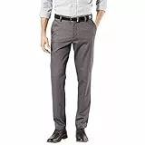 Dockers Herren Signature Khaki Slim Fit Pants Refined Chinos, Magnet, 33W / 32L