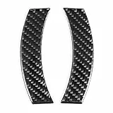 Auto Navigationsrahmen Verkleidung, Fydun 2 Stück Console Navigation Frame Trim Kohlefaser Dekoration Aufkleber Fit für F54 F55 F56 F60