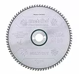 Metabo Sägeblatt 'multi cut - professional', 254x2,4/1,8x30, Z80 FZ/TZ, 5°neg. (628223000) Durchmesser x Schnittbreite x Bohrung: 254 x 2.4 x 30 mm, Material: HW/CT, Zähnezahl: 80