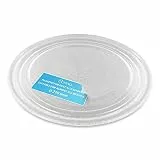 DL-pro Universal Mikrowellenteller 27cm Glatt Drehteller Drehscheibe Teller Glasteller Glasplatte Glasdrehteller 270mm Rund Ersatz für Microwelle Mikrowelle