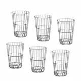 Bormioli Rocco Oxford Bar Stapelbare Schnapsgläser, 35 ml, transparent, 6 Stück