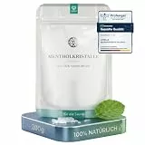 LoWell® Mentholkristalle 200g aus 100% reiner Minze – intensive Sauna Kristalle für einen frischen Menthol-Duft – Sauna-Aufgussmittel in wiederverschließbarem Beutel für Sauna & Wellness