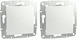 Schneider Electric Asfora EPH5670121D Blindabdeckung, Abdeckplatte, ABS, Weiß (Packung mit 2)