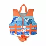 Schwimmweste Kinder 2-4 Jahre - Rettungsweste Kinder Jungen und Mädchen mit verstellbaren Schnallen & verstellbaren Sicherheitsgurten für 13-20kg