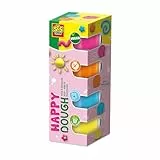 SES Creative 00512 Feel Good Knete-Happy (4x90gr), Mehrfarbig, S