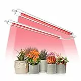 Spider Farmer GlowR40 LED Pflanzenlampe 2025 Neuer, Rotes Spektrum Zusätzliche Beleuchtung Bars, 650-665NM Hohe Effizienz Wachsen für Indoor Pflanzen Blume Blühen Fruchtbildung Satz von 2, 40W