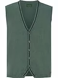 Charles Colby Herren Strickweste Duke Fredo grün, 4XL (XXXXL) - 68/70