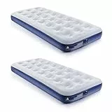 QDH Camping-Luftmatratze in voller Größe, auslaufsicher, Camping-Luftmatratze, Reisebett, Isomatte, tragbares Luftbett für Zuhause, Camping, SUV, LKW, Wohnmobil-Zelt (zwei Betten)