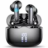Bluetooth Kopfhörer, In Ear Kopfhörer Kabellos Bluetooth 5.4 HiFi Stereo, Kabellose Kopfhörer mit Noise Cancelling Mic, 40Std Tiefer Bass IP7 Wasserdicht Sport Ohrhörer für Arbeit und Studium USB-C