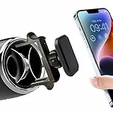 ICAILIN Autotelefonhalterung, für Mini Cooper, Alfa Romeo mito, FIAT 500, Citroen berlingo, Renault Alaskan clio, Mercedes A/B/C/G/E Klasse (Runde lüftungen)
