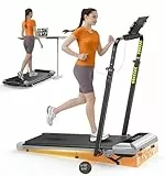 Laufband für Zuhause mit 12% Steigung, 12km/h Klappbar Laufband mit 1150MM Einziehbares Steigrohr, 6 in 1 Walking Pad, 95°/105° Drehbarer Steigrohr, 2.5HP Leiser Motor, Fernbedienung und App (Schwarz)