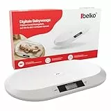 Belko® Digitale Babywaage – Flache Stillwaage bis 20 kg für Babys, Kinder & Tiere – Präzise Säuglingswaage & Tierwaage mit LCD-Display